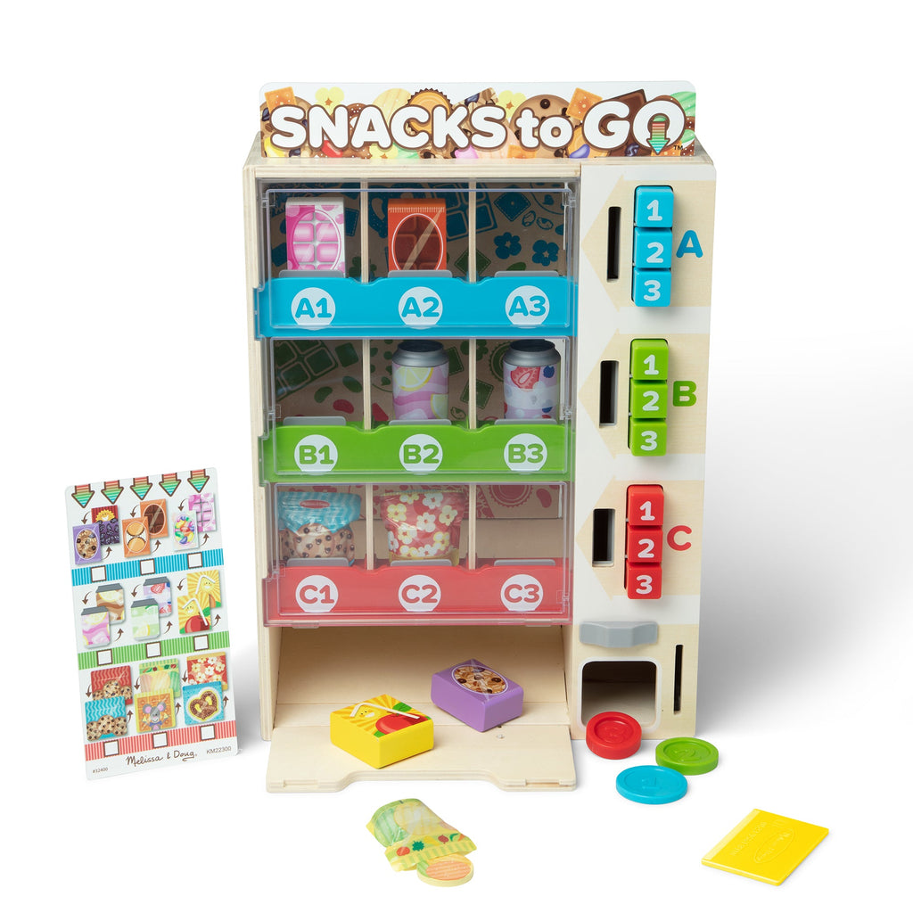 Sort, Stock, Select Wooden Vending Machine Play Set product image 1