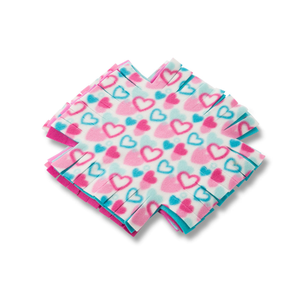 Created by Me!™ Heart Fleece Blanket No-Sew Craft Kit product image 8