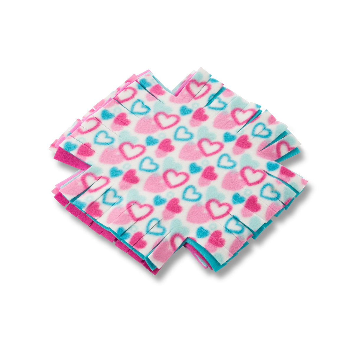 Created by Me!™ Heart Fleece Blanket No-Sew Craft Kit product image 8