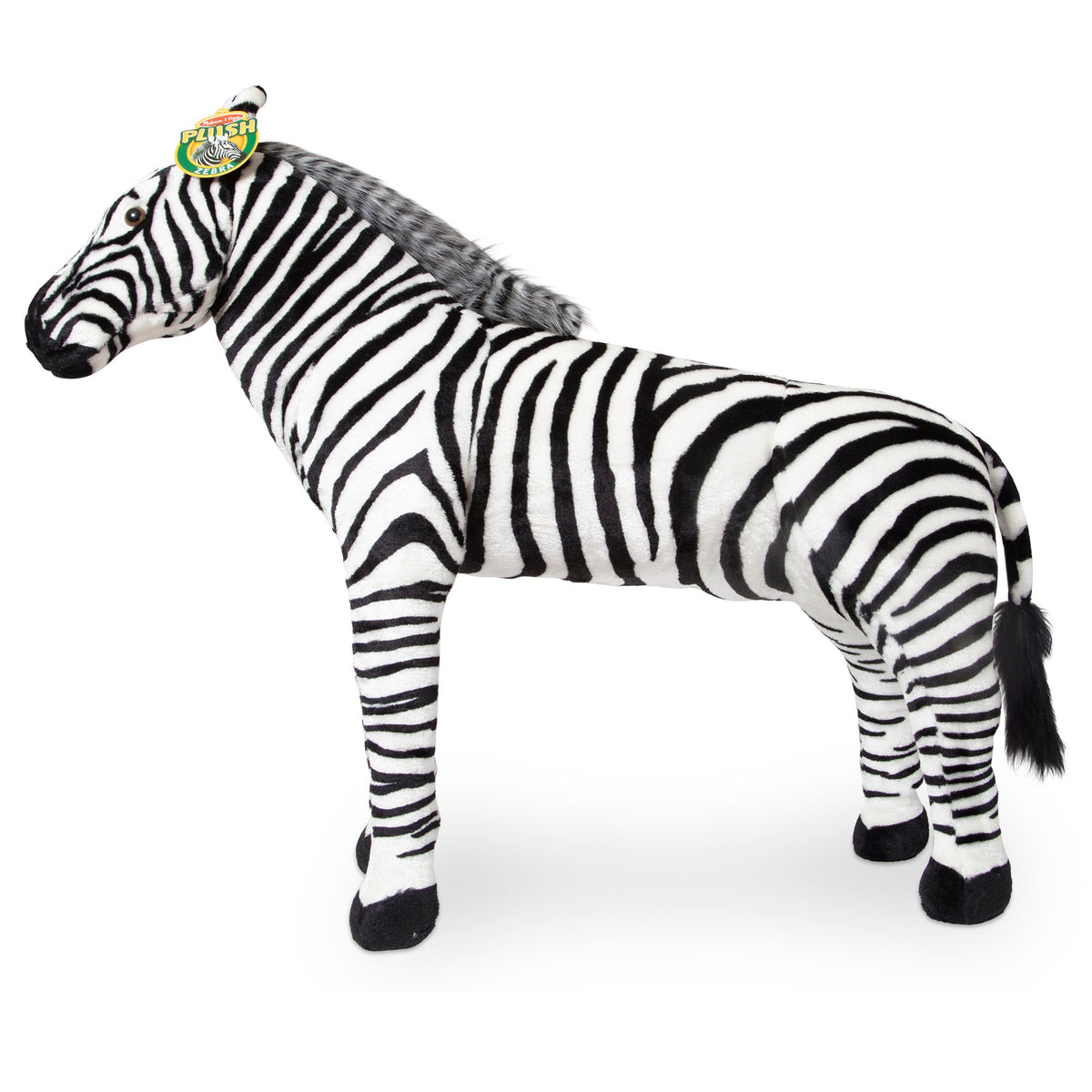 Zebra Lifelike Plush Stuffed Animal product image 1