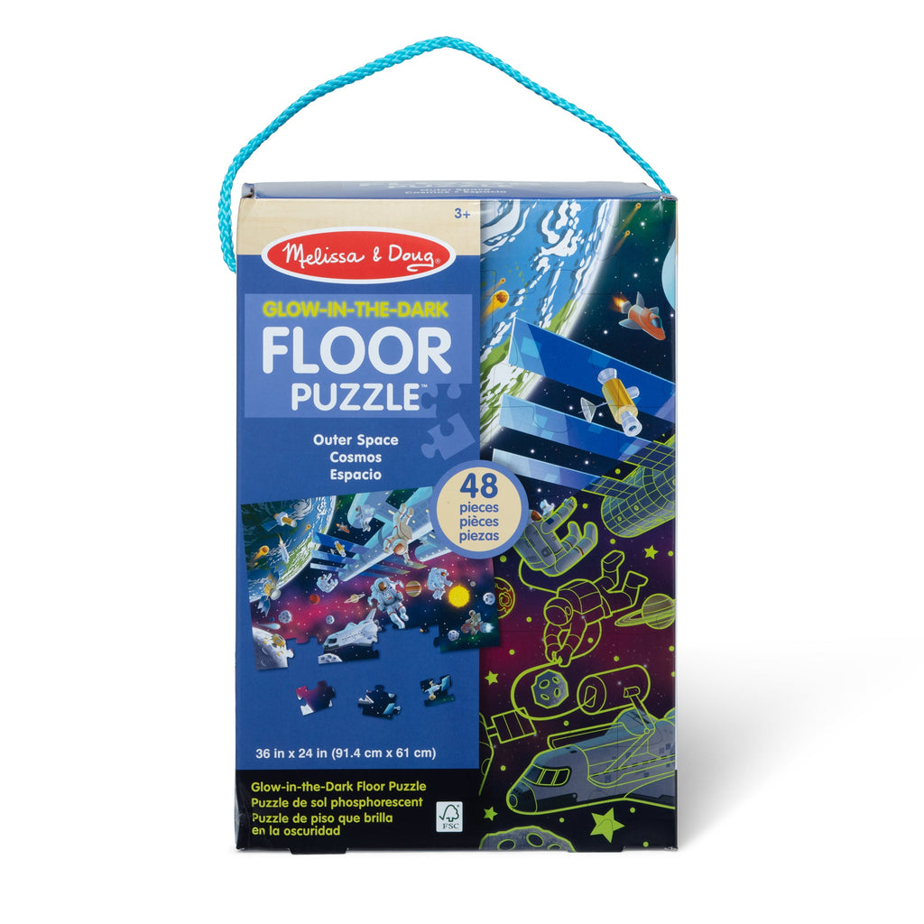Outer Space Glow-in-the-Dark Floor Puzzle – 48 Pieces product image 3