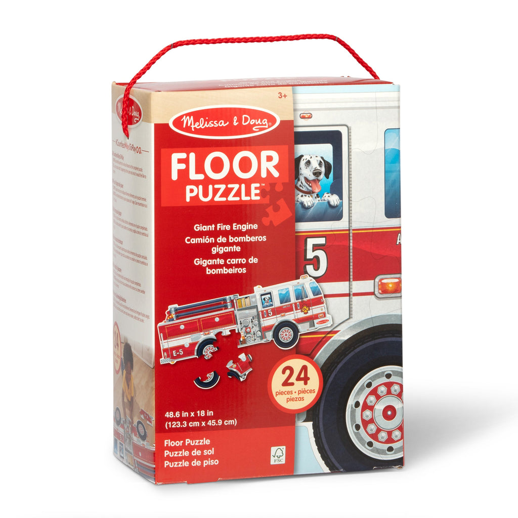 Giant Fire Truck Floor Puzzle - 24 Pieces product image 9