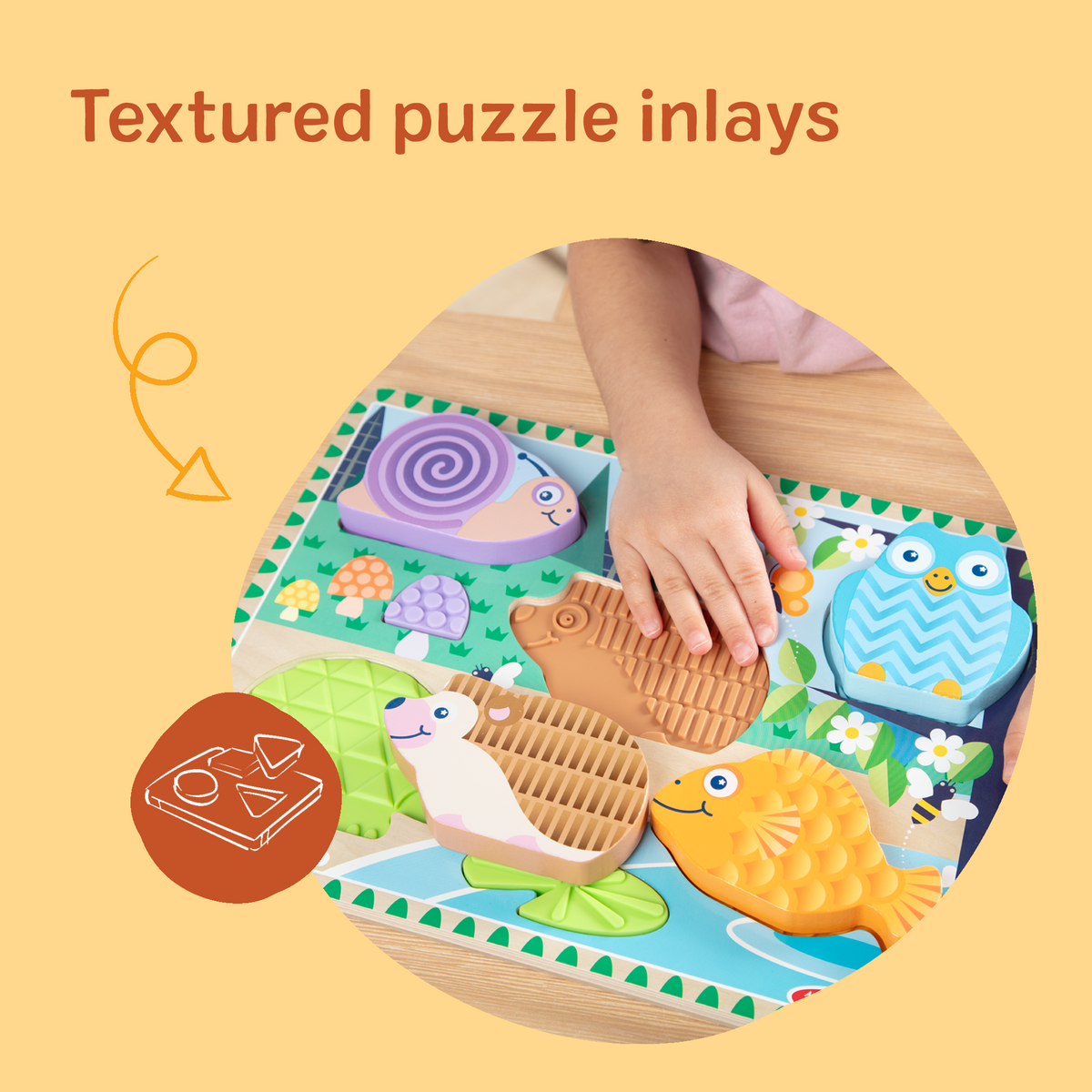 Forest Friends Touch & Feel Puzzle product image 4