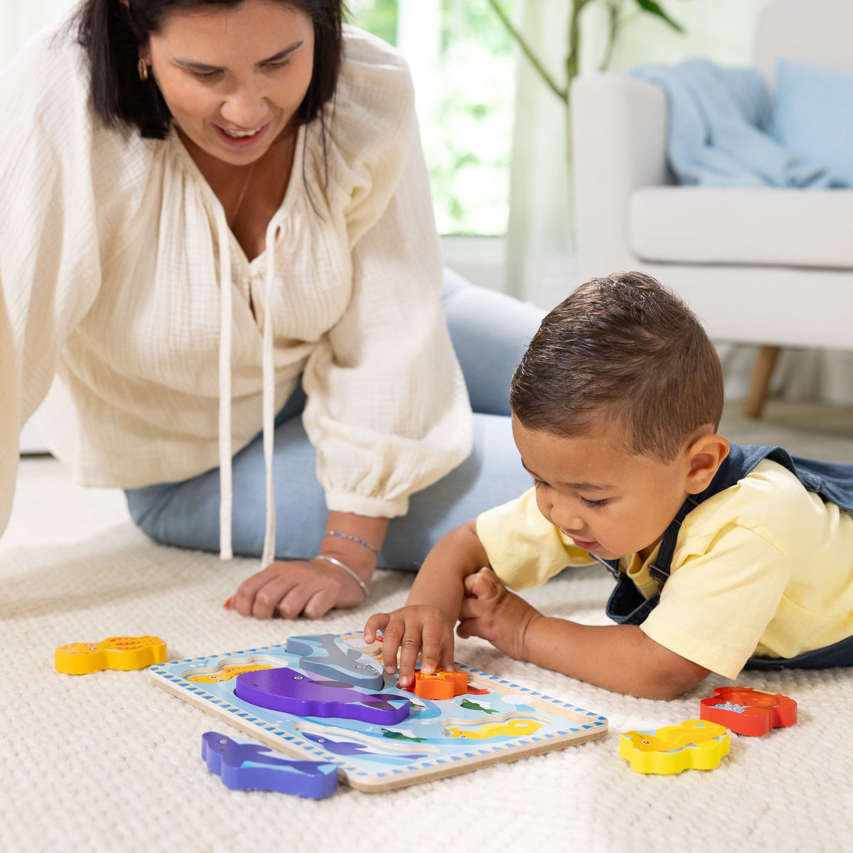 Sea Creatures Chunky Puzzle - 7 Pieces product image 2