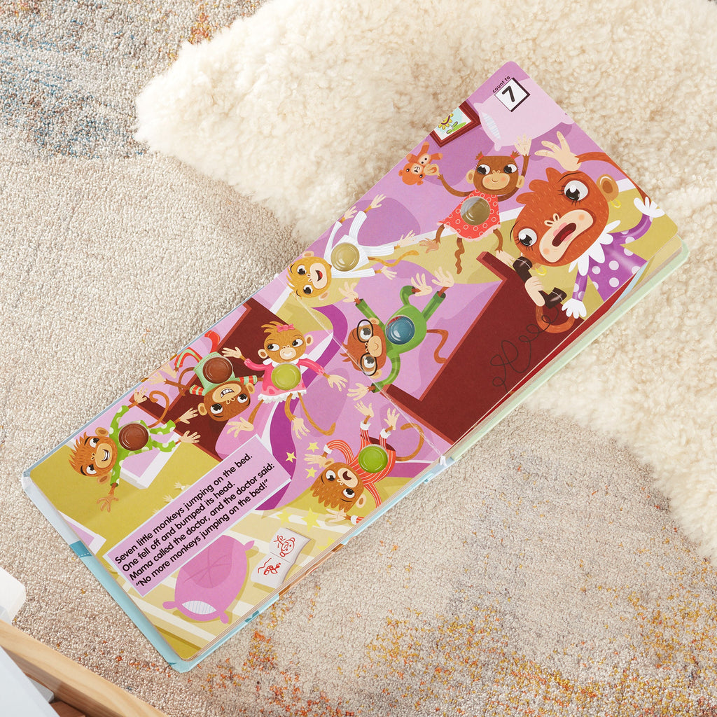 Poke-a-Dot: 10 Little Monkeys Board Book product image 9