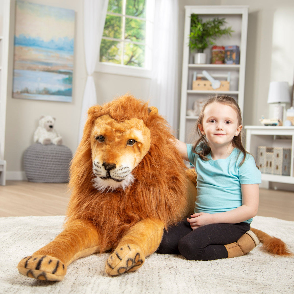 Lion Lifelike Plush Stuffed Animal product image 6