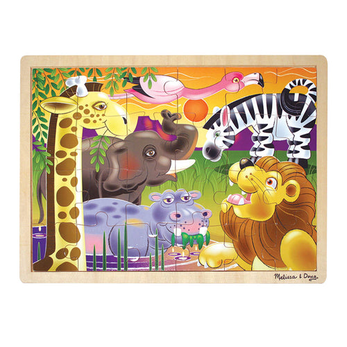 African Plains Wooden Jigsaw Puzzle - 24 Pieces product image 1