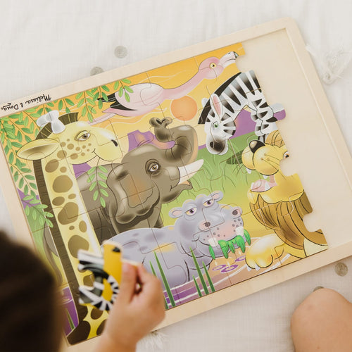 African Plains Wooden Jigsaw Puzzle - 24 Pieces product image 2