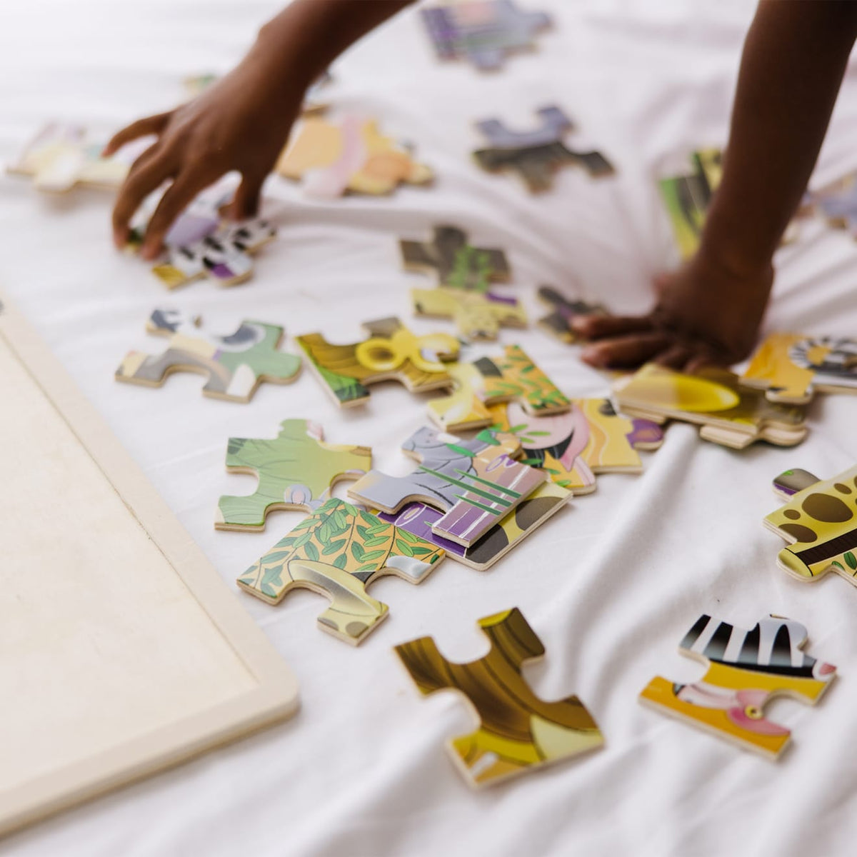 African Plains Wooden Jigsaw Puzzle - 24 Pieces product image 5