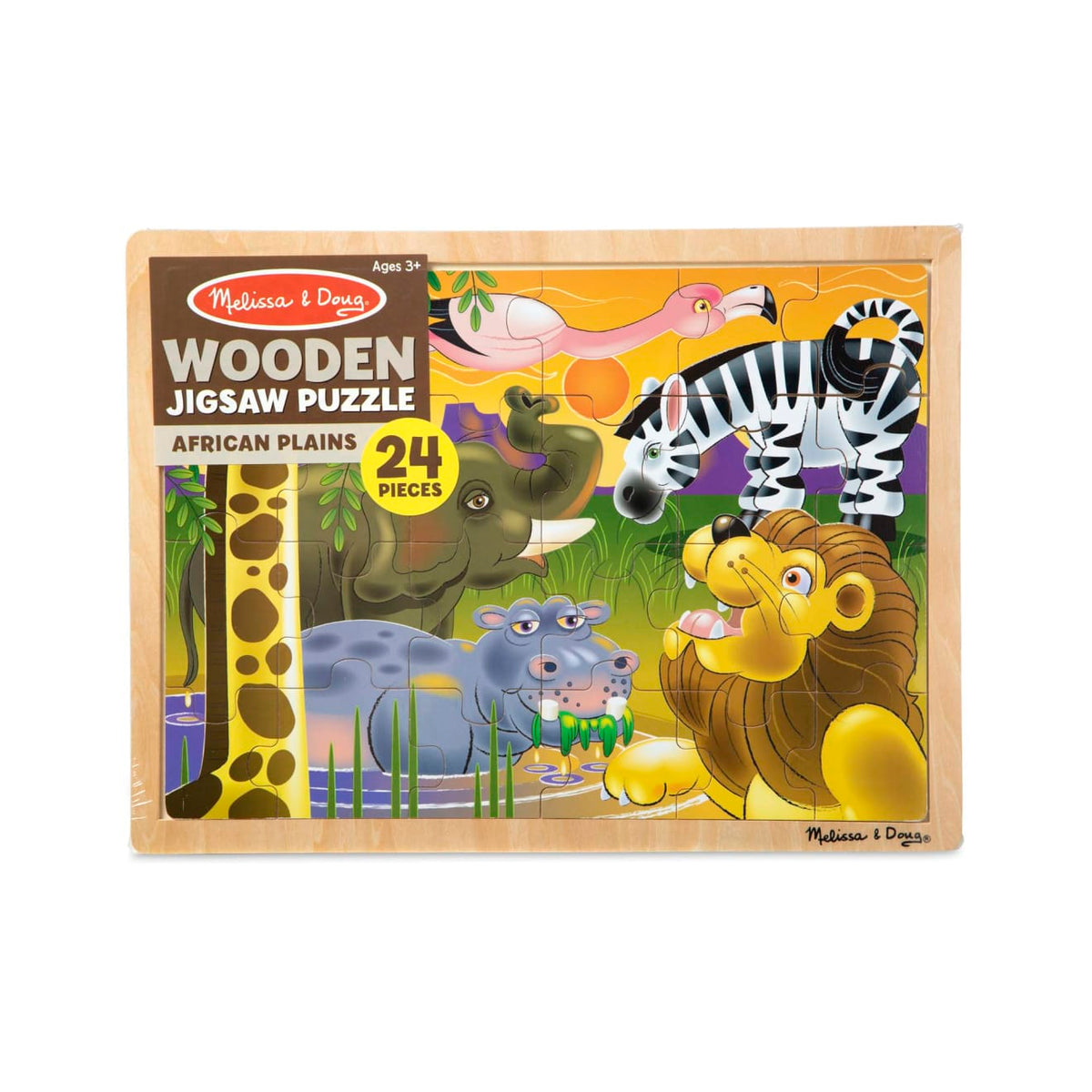 African Plains Wooden Jigsaw Puzzle - 24 Pieces product image 3
