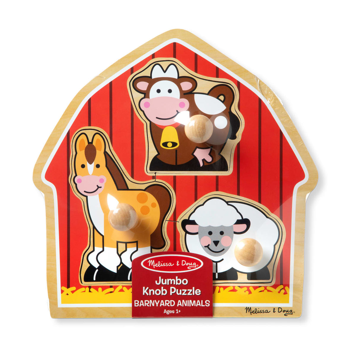 Barnyard Animals Jumbo Knob Puzzle - 3 Pieces product image 3