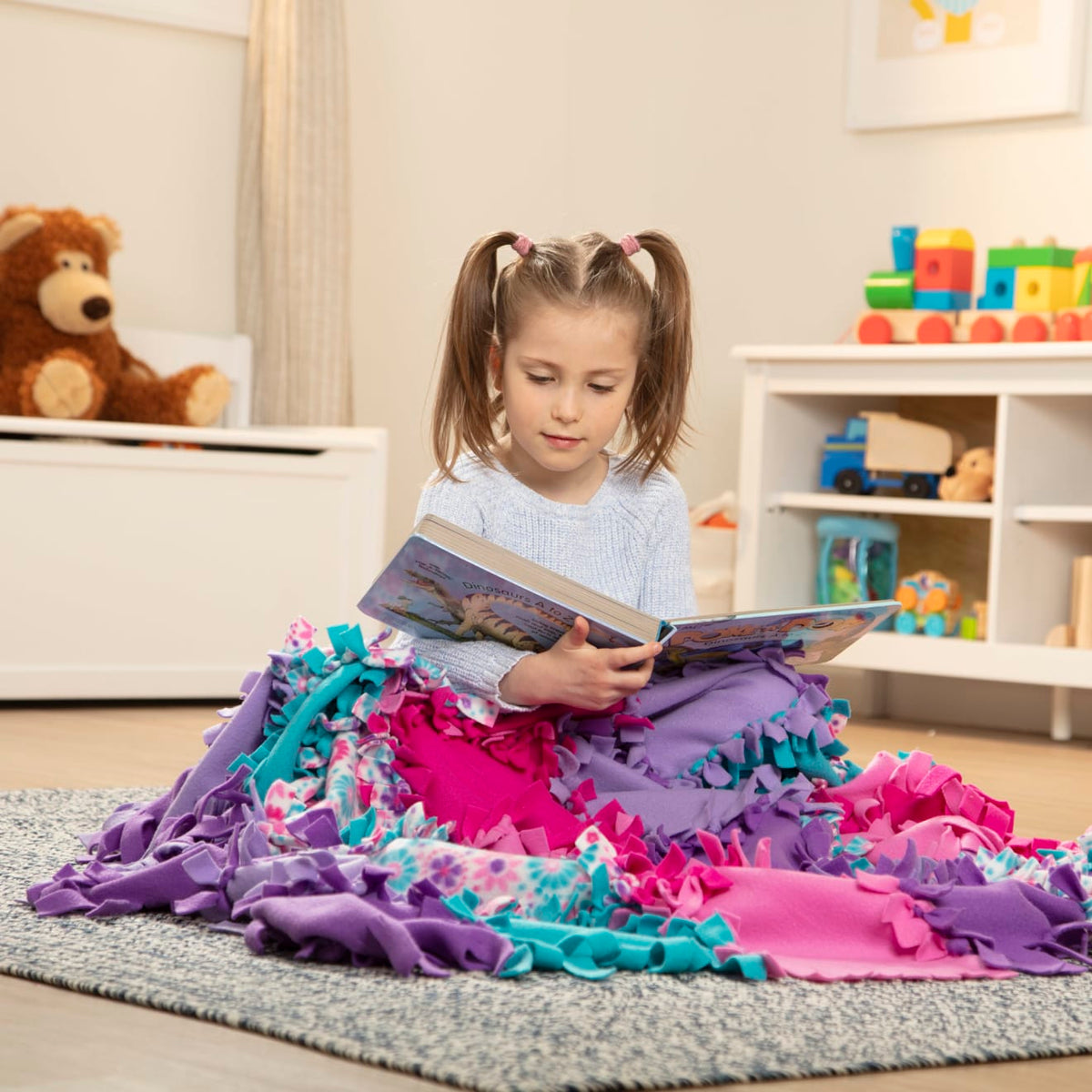 Created by Me! Flower Fleece Quilt product image 2