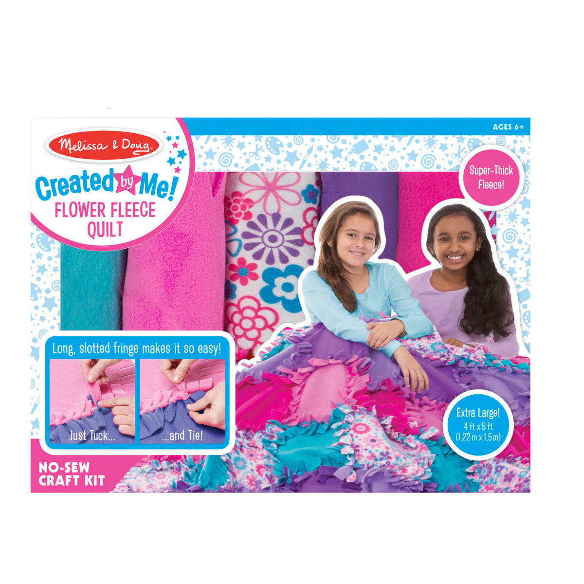 Created by Me! Flower Fleece Quilt product image 1