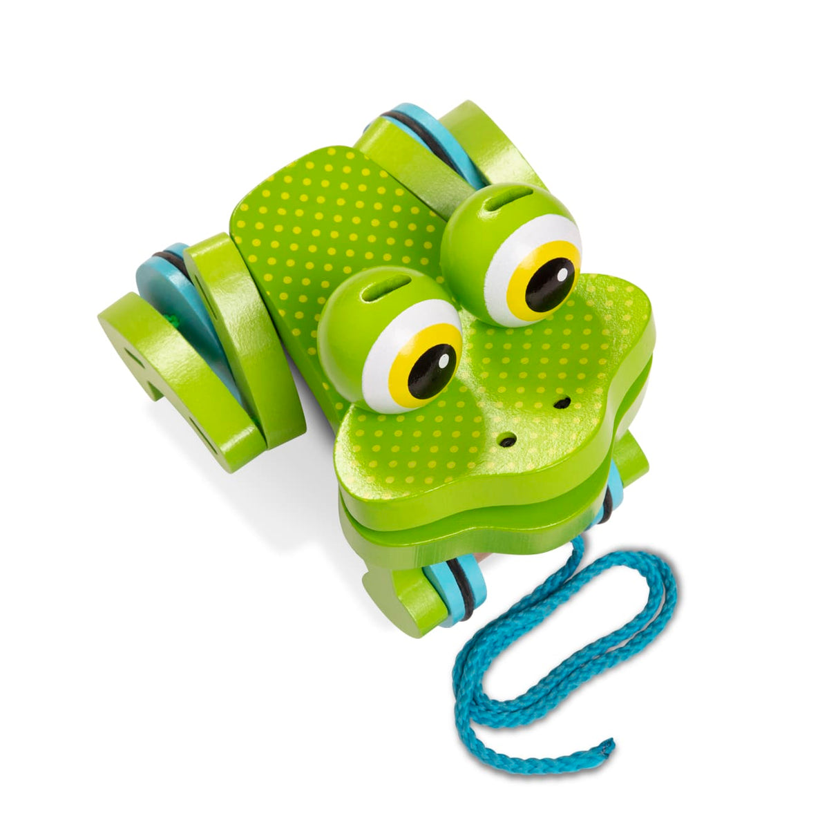 First Play Frolicking Frog Wooden Pull Toy product image 4