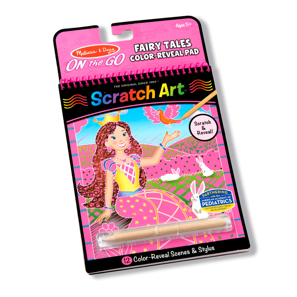 On the Go Scratch Art Color Reveal Pad - Fairy Tales product image 1