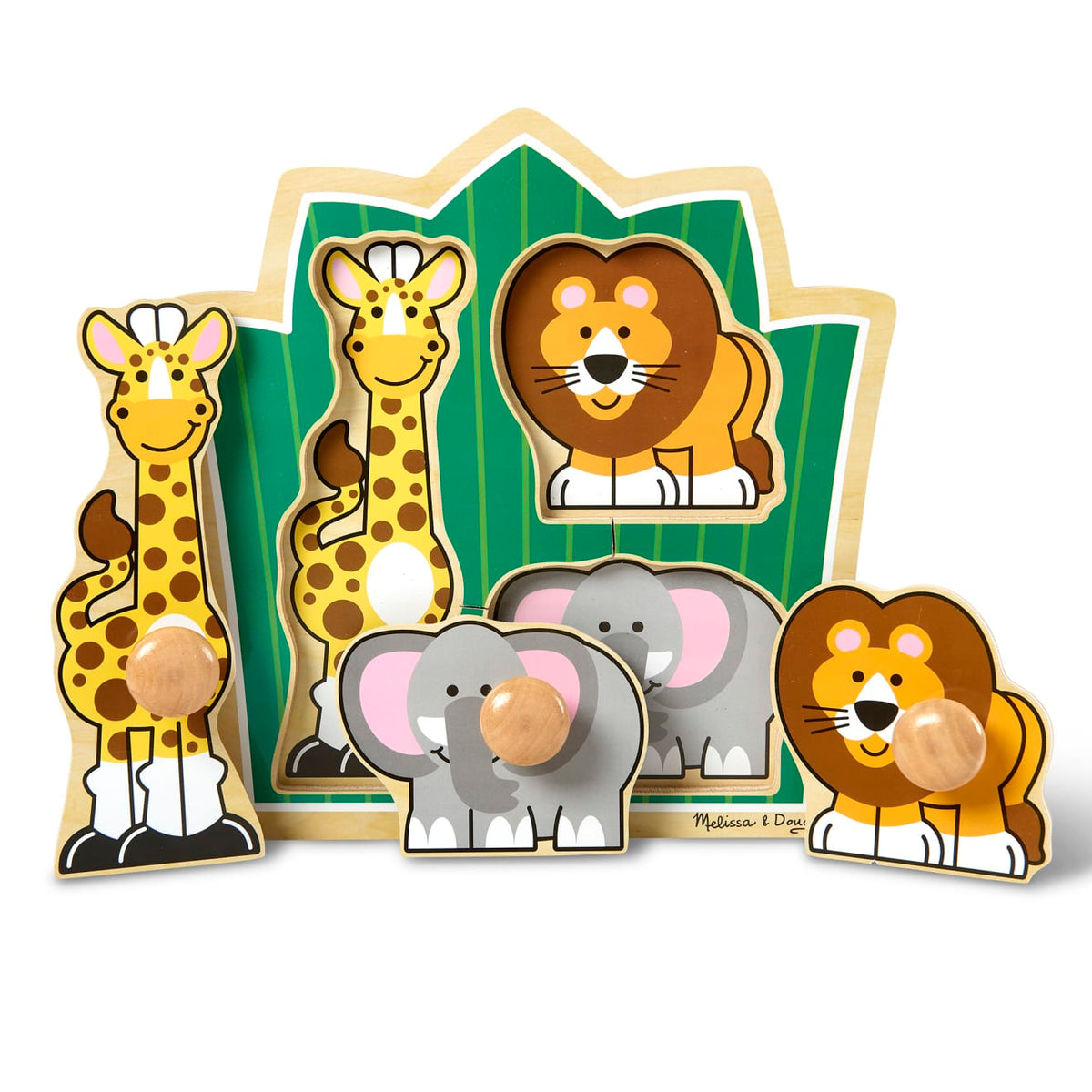Jungle Friends Jumbo Knob Puzzle - 3 Pieces product image 1