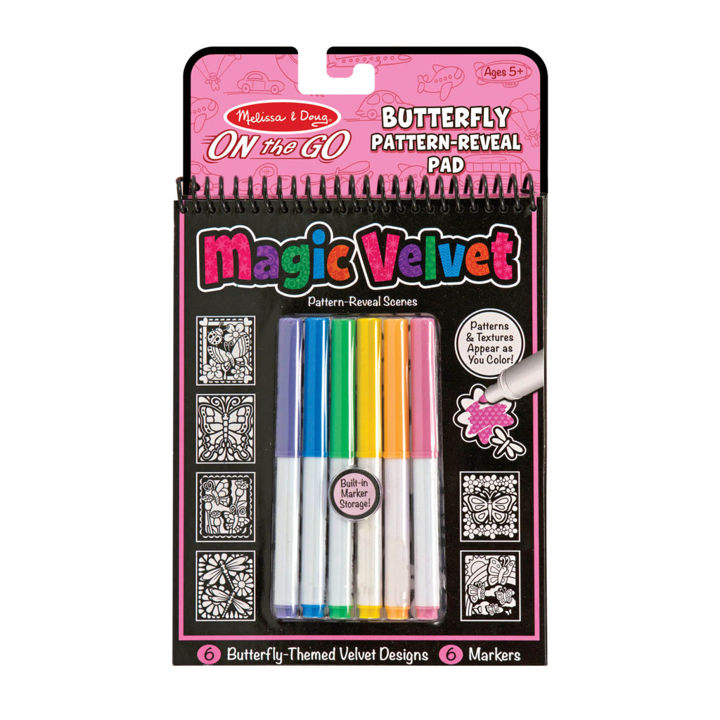Magic Velvet Butterfly Scenes - On the Go Travel Activity product image 1