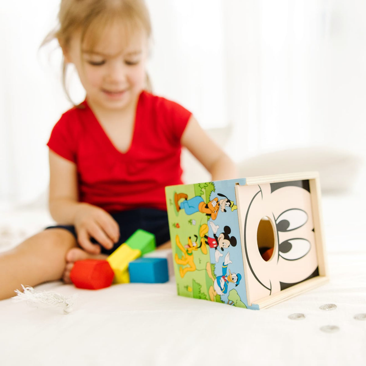 Disney Mickey Mouse & Friends Wooden Shape Sorting Cube product image 5