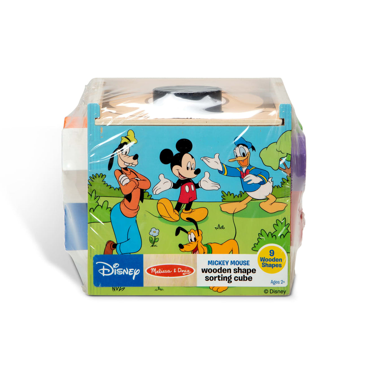 Disney Mickey Mouse & Friends Wooden Shape Sorting Cube product image 3