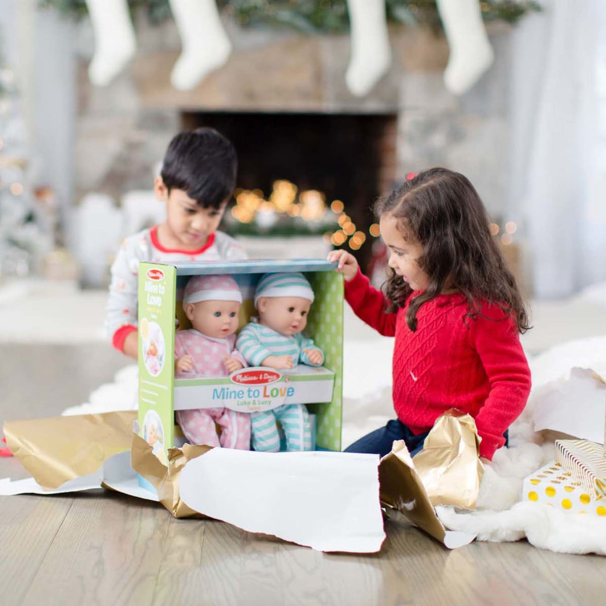 Mine to Love Twins Luke & Lucy Dolls product image 5