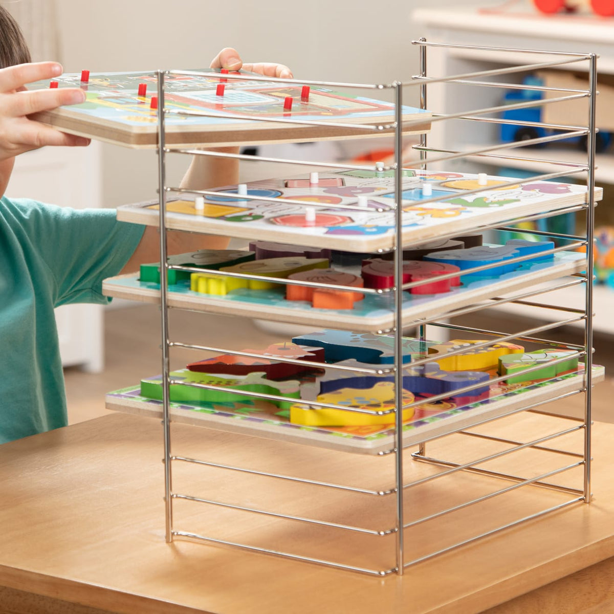 Multi-Fit Wire Puzzle Rack product image 5