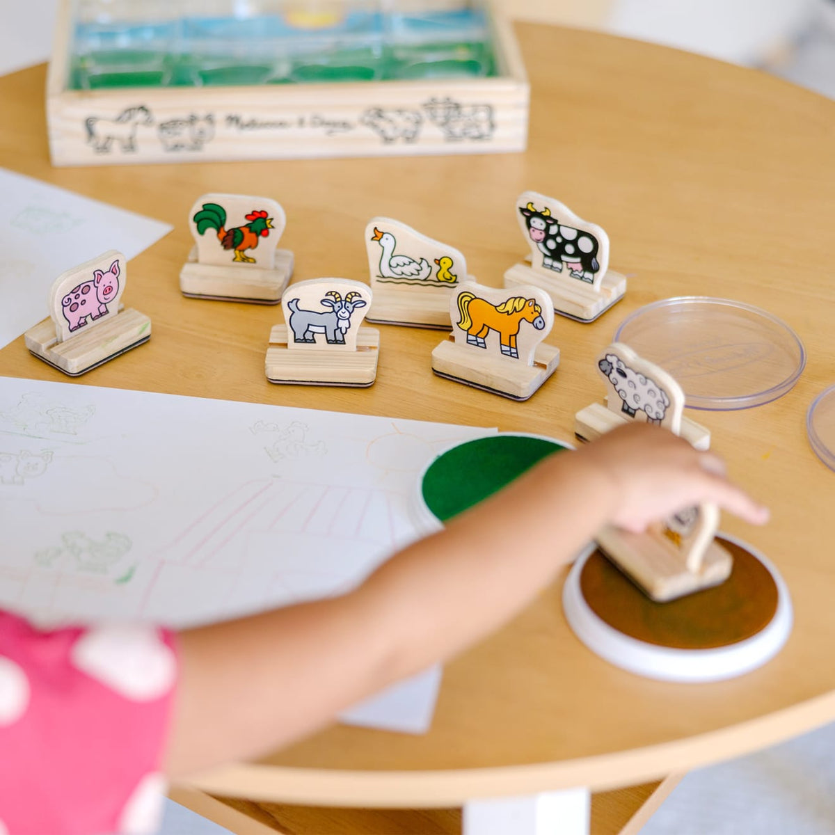 My First Wooden Stamp Set - Farm Animals product image 2