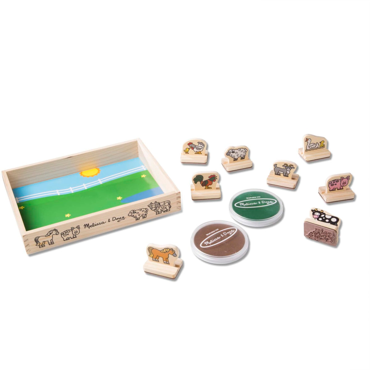 My First Wooden Stamp Set - Farm Animals product image 4