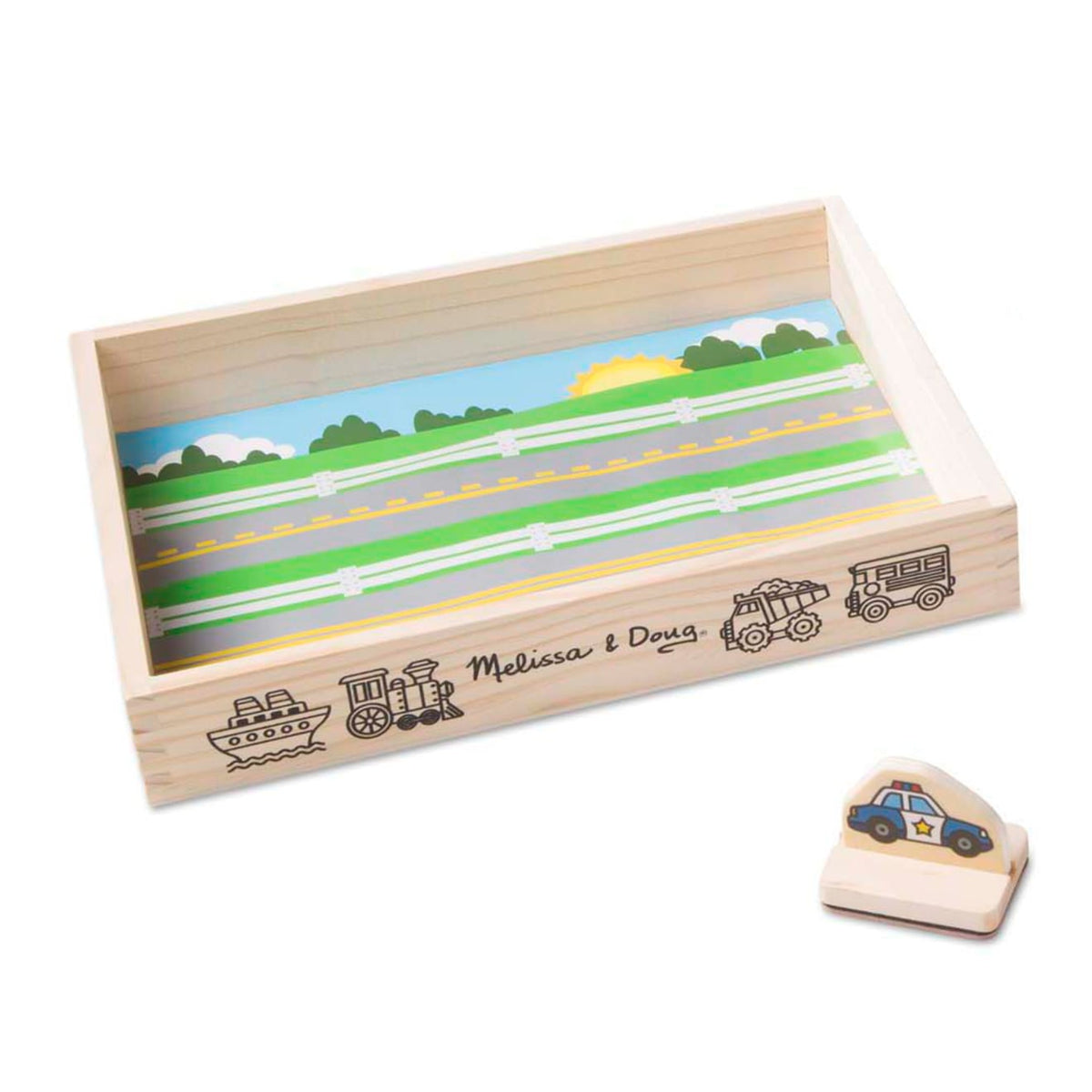 My First Wooden Stamp Set - Vehicles product image 4