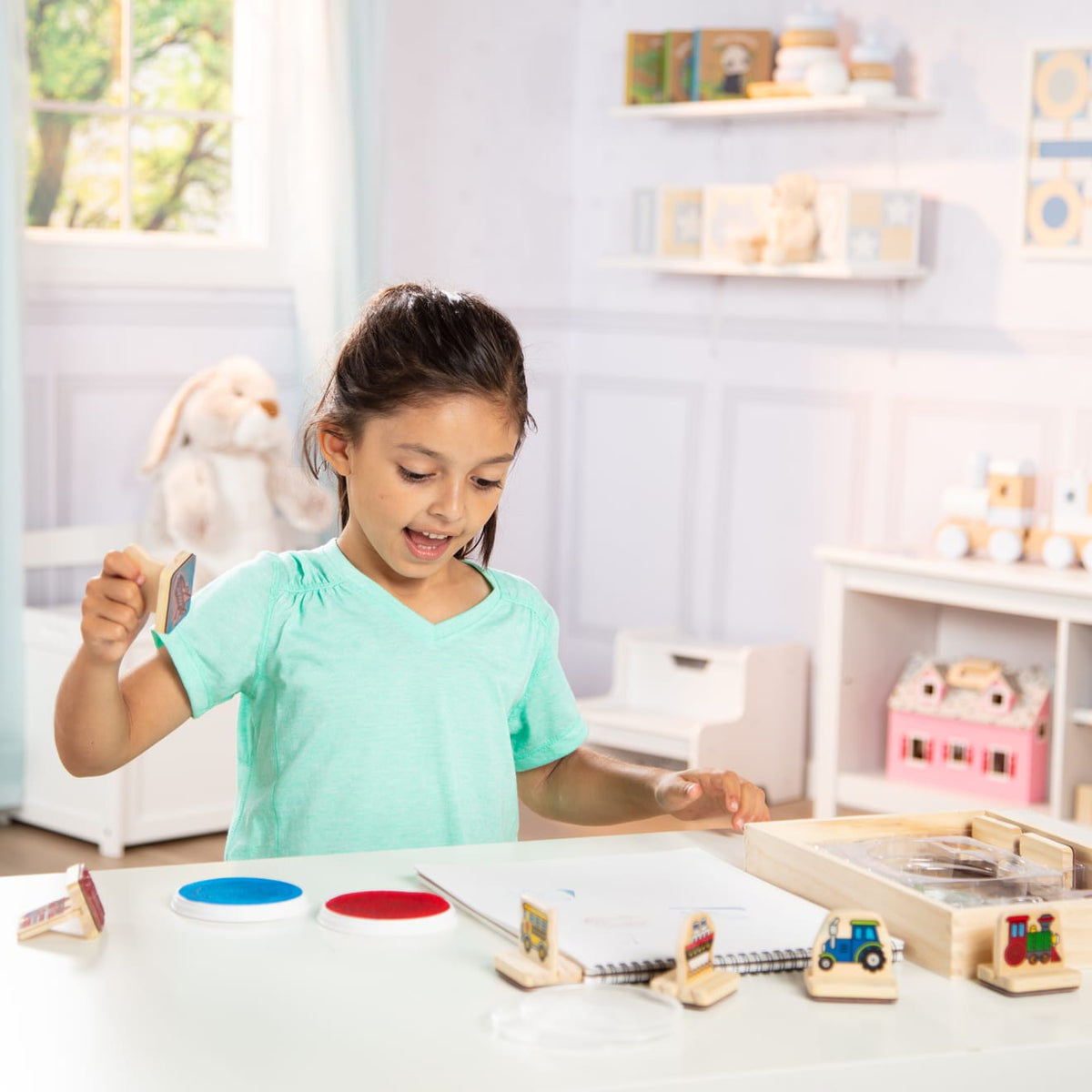 My First Wooden Stamp Set - Vehicles product image 2