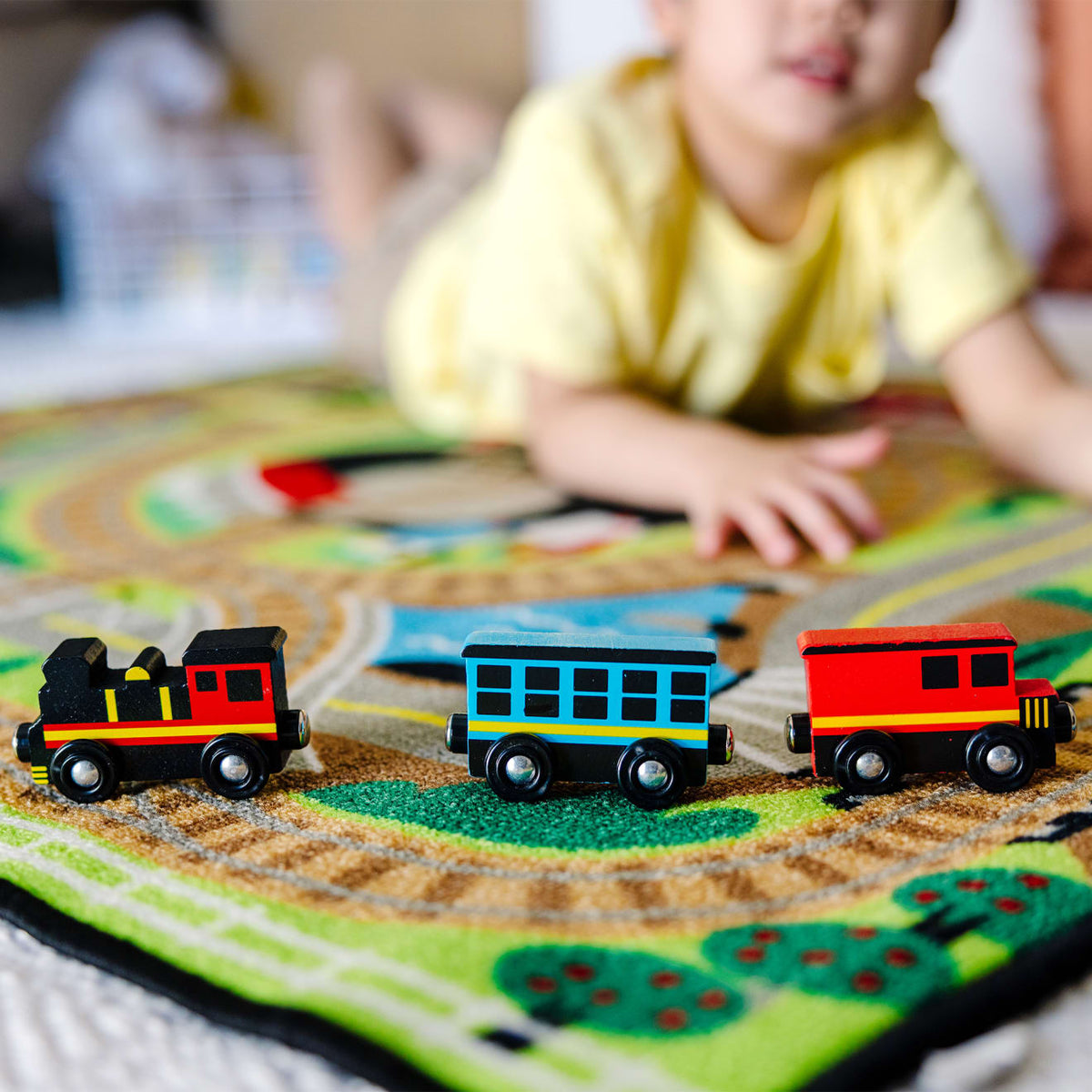 Round the Rails Train Rug product image 5