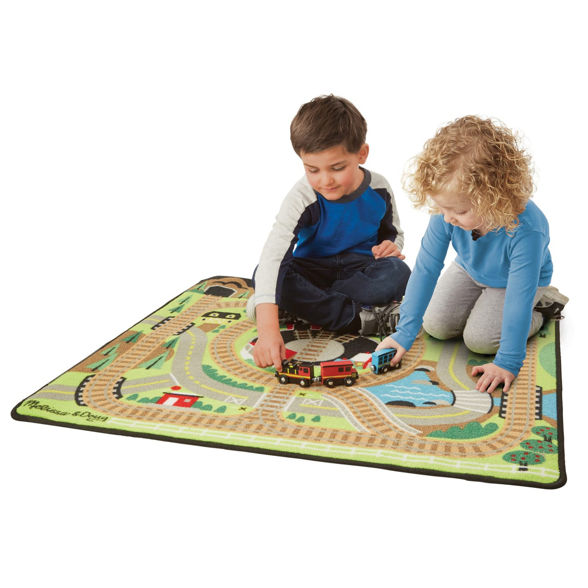Round the Rails Train Rug product image 6