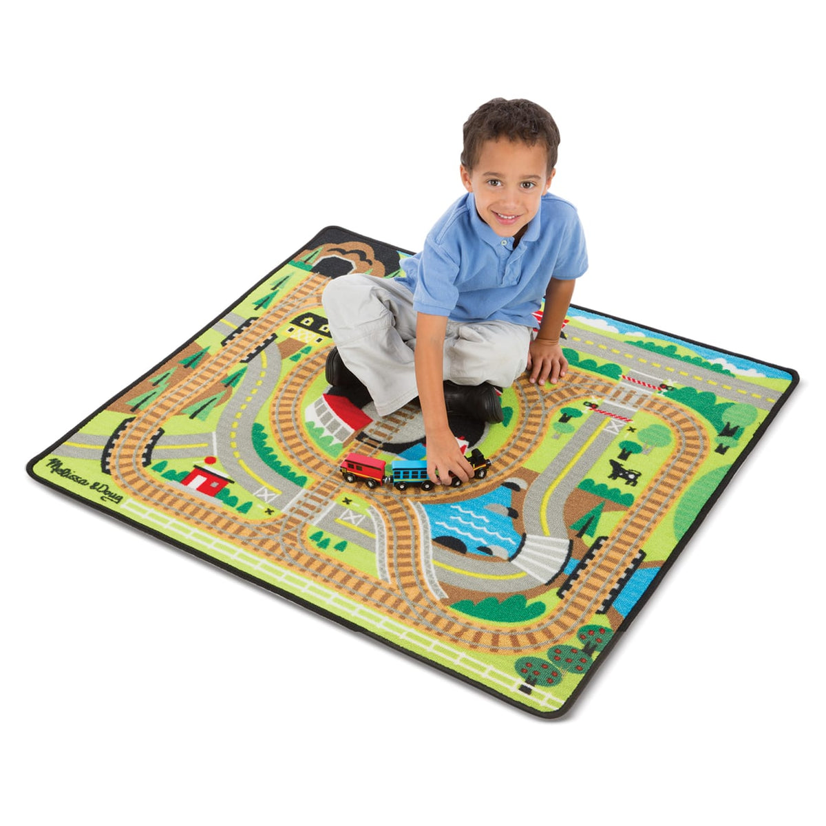 Round the Rails Train Rug product image 8
