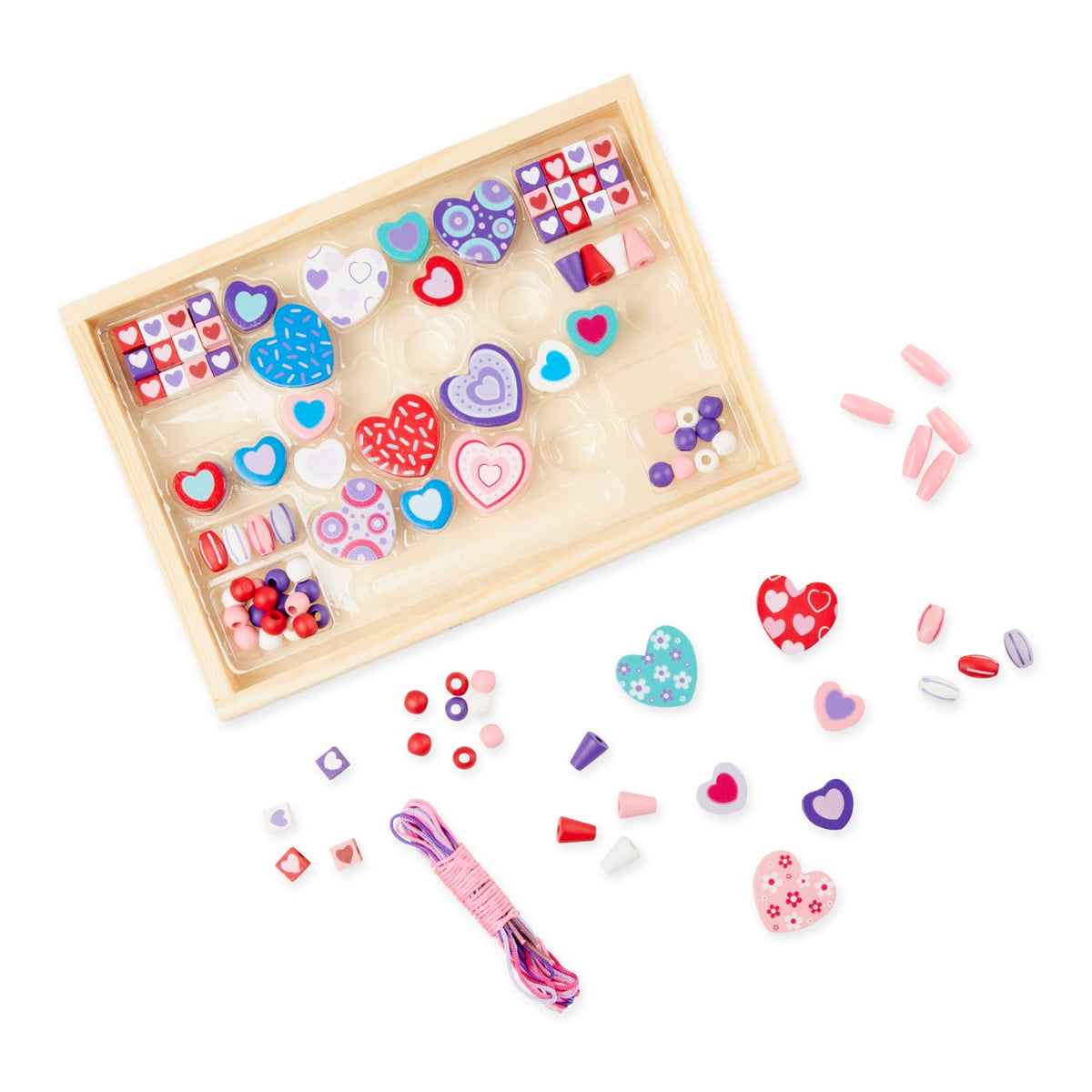 Created by Me! Heart Beads Wooden Bead Kit product image 3