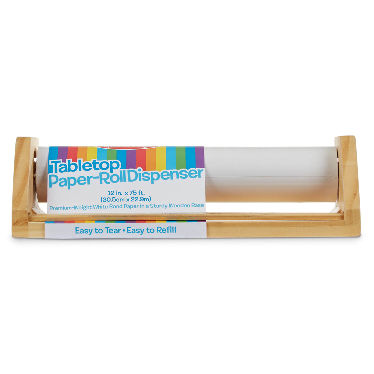 Wooden Tabletop Paper Roll Dispenser product image 1