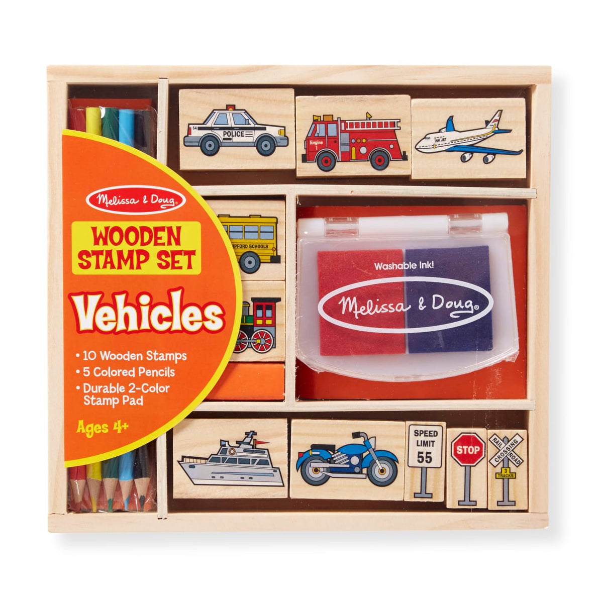 Wooden Stamp Set - Vehicles product image 1