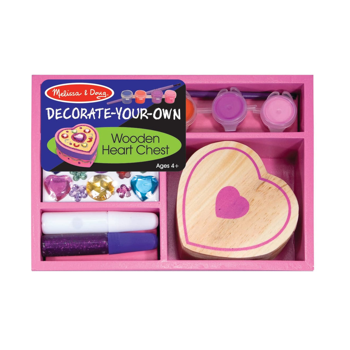 Decorate-Your-Own Wooden Heart Box product image 1