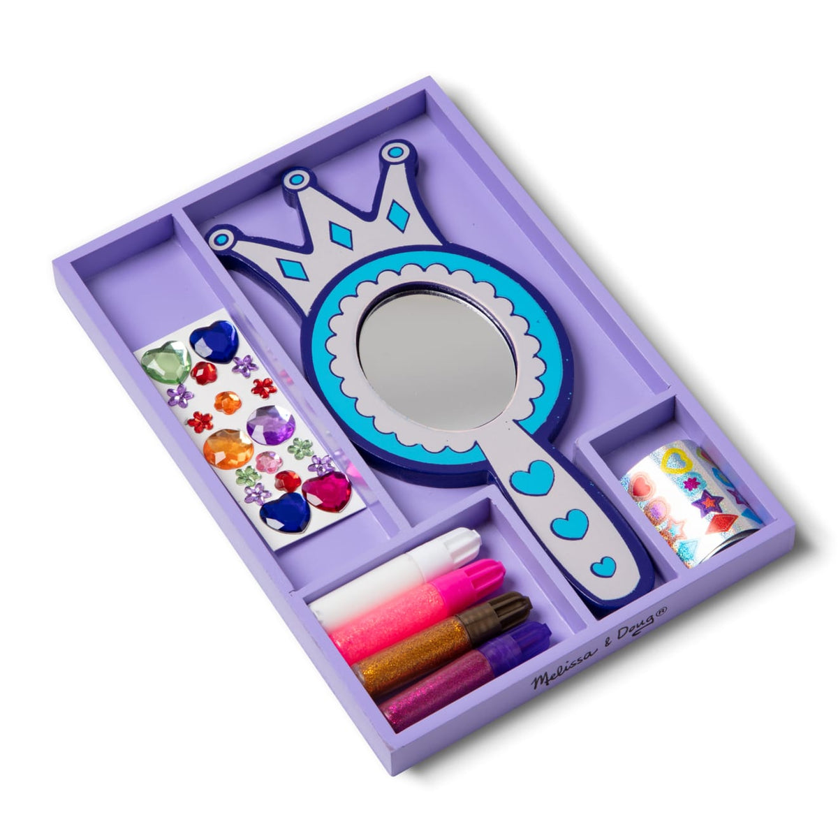 Decorate-Your-Own Wooden Princess Mirror product image 3