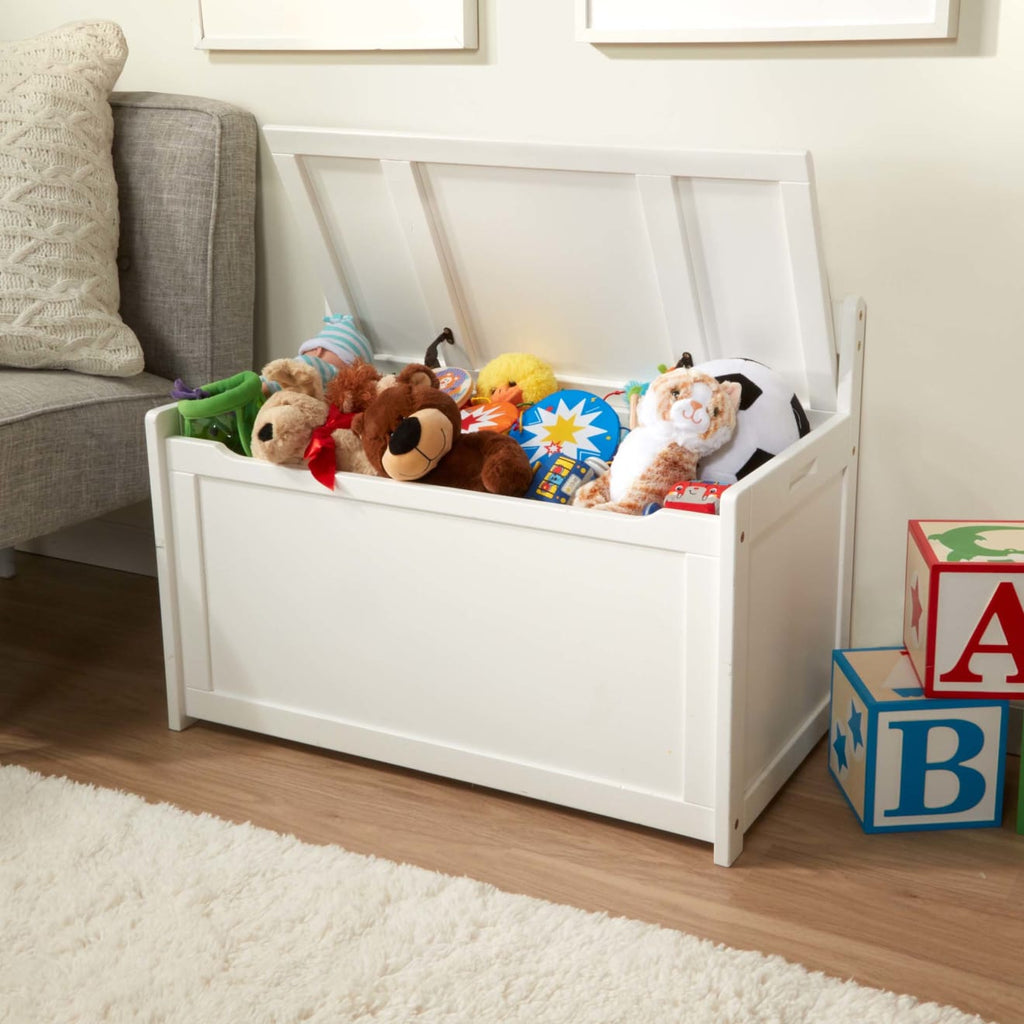 Wooden Toy Chest (White) product image 9
