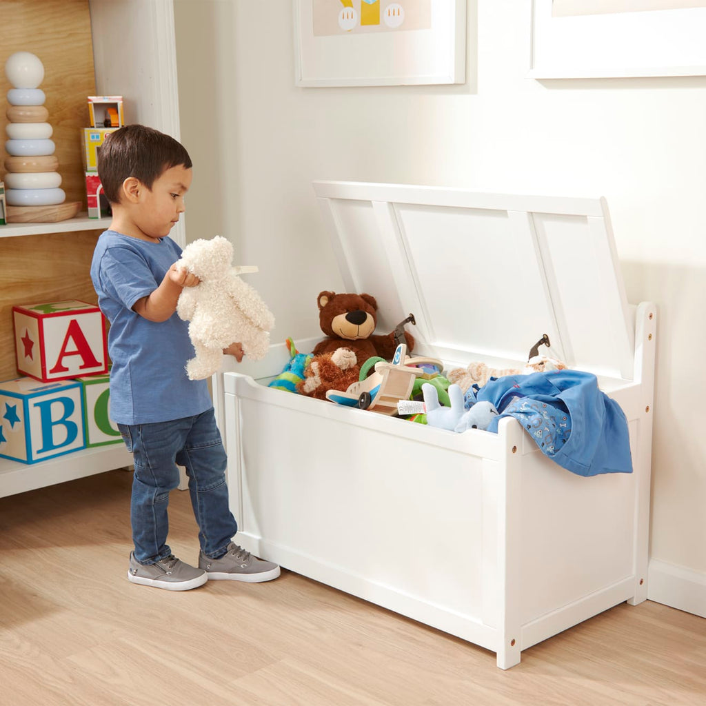 Wooden Toy Chest (White) product image 6