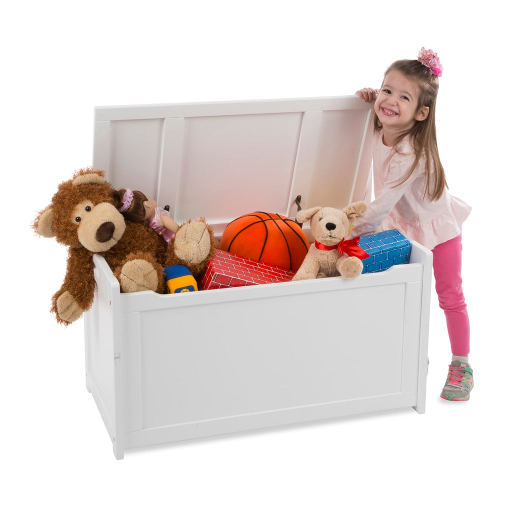 Wooden Toy Chest (White) product image 8