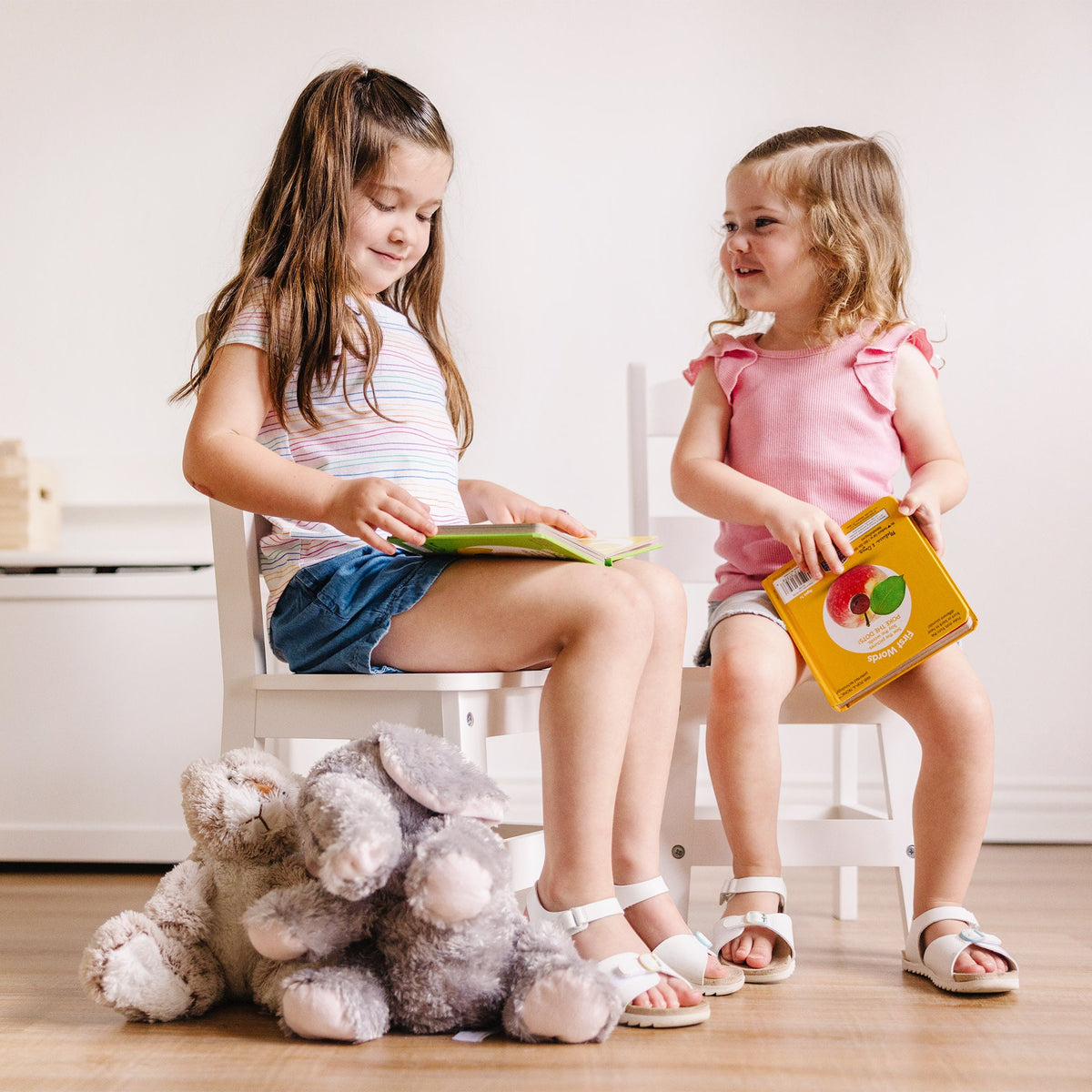 Wooden Chair Pair  - White product image 7
