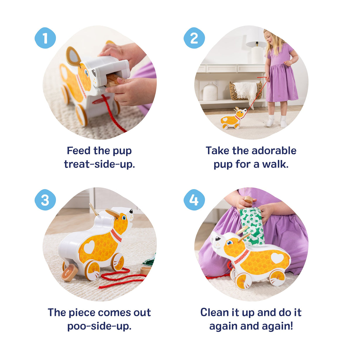 Feed, Walk & Poo Pup Play Set product image 5