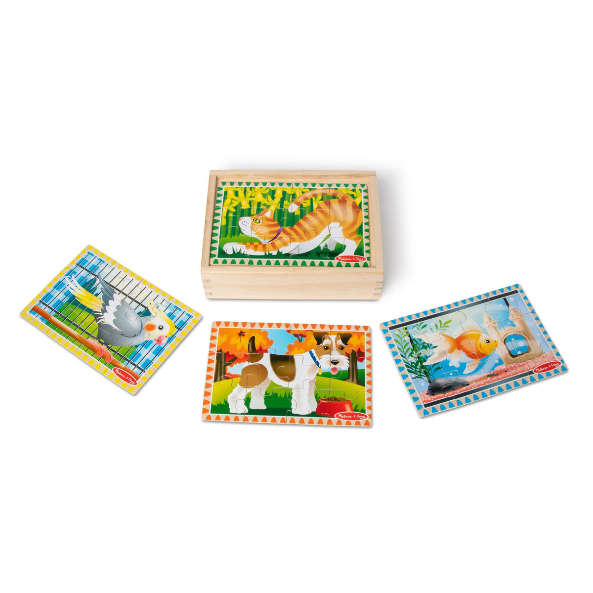 Wooden Jigsaw Puzzles in a Box - Pets product image 1