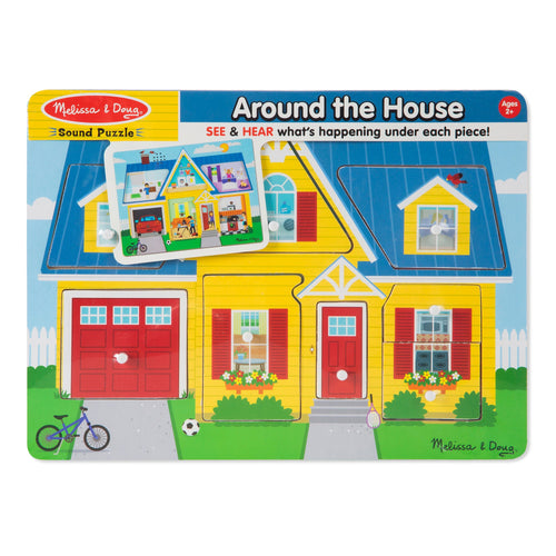 Around the House Sound Puzzle - 8 Pieces product image 1