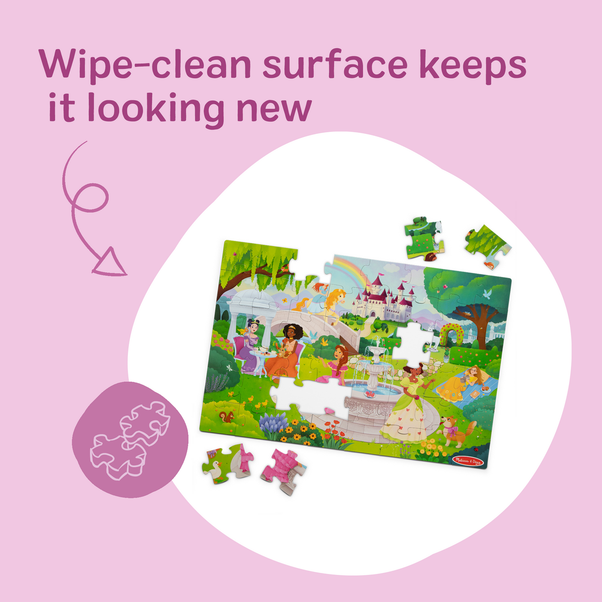 Fairy Tale Castle Floor Puzzle - 48 Pieces product image 4