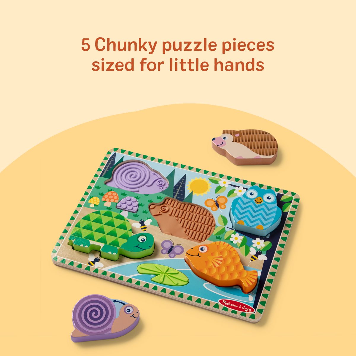 Forest Friends Touch & Feel Puzzle product image 7