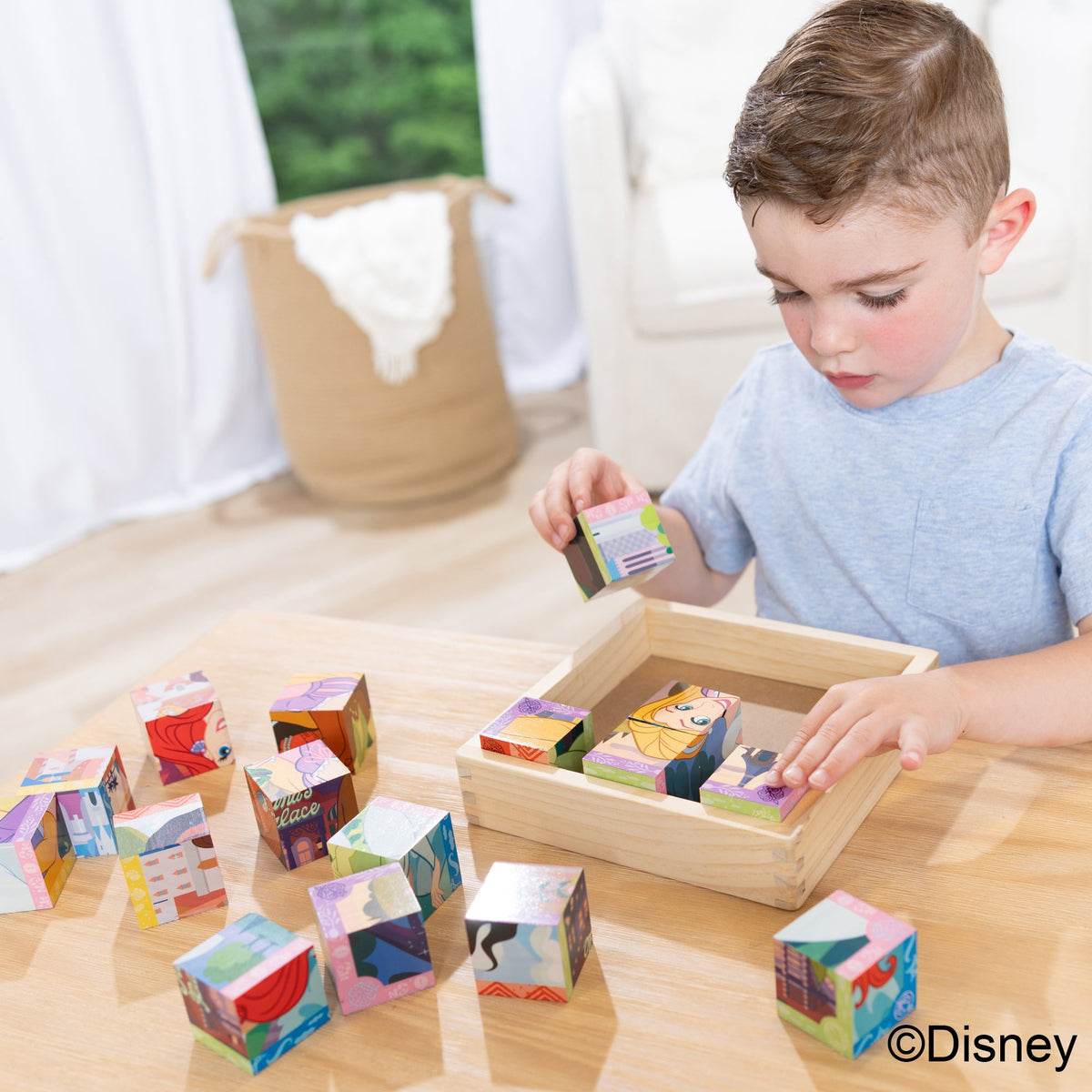 Disney Princess Wooden Cube Puzzle product image 2