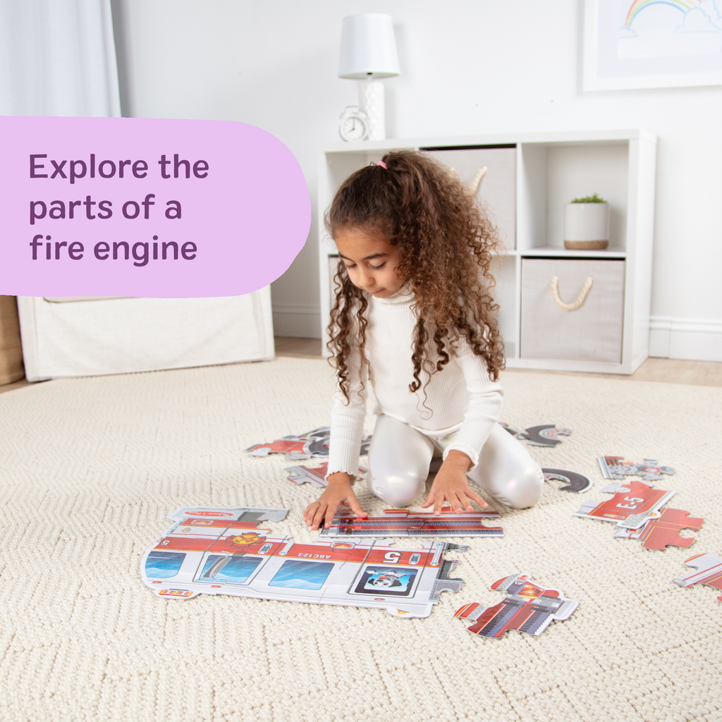 Giant Fire Truck Floor Puzzle - 24 Pieces product image 6