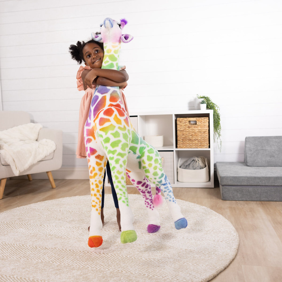 Rainbow Giraffe Lifelike Plush product image 5