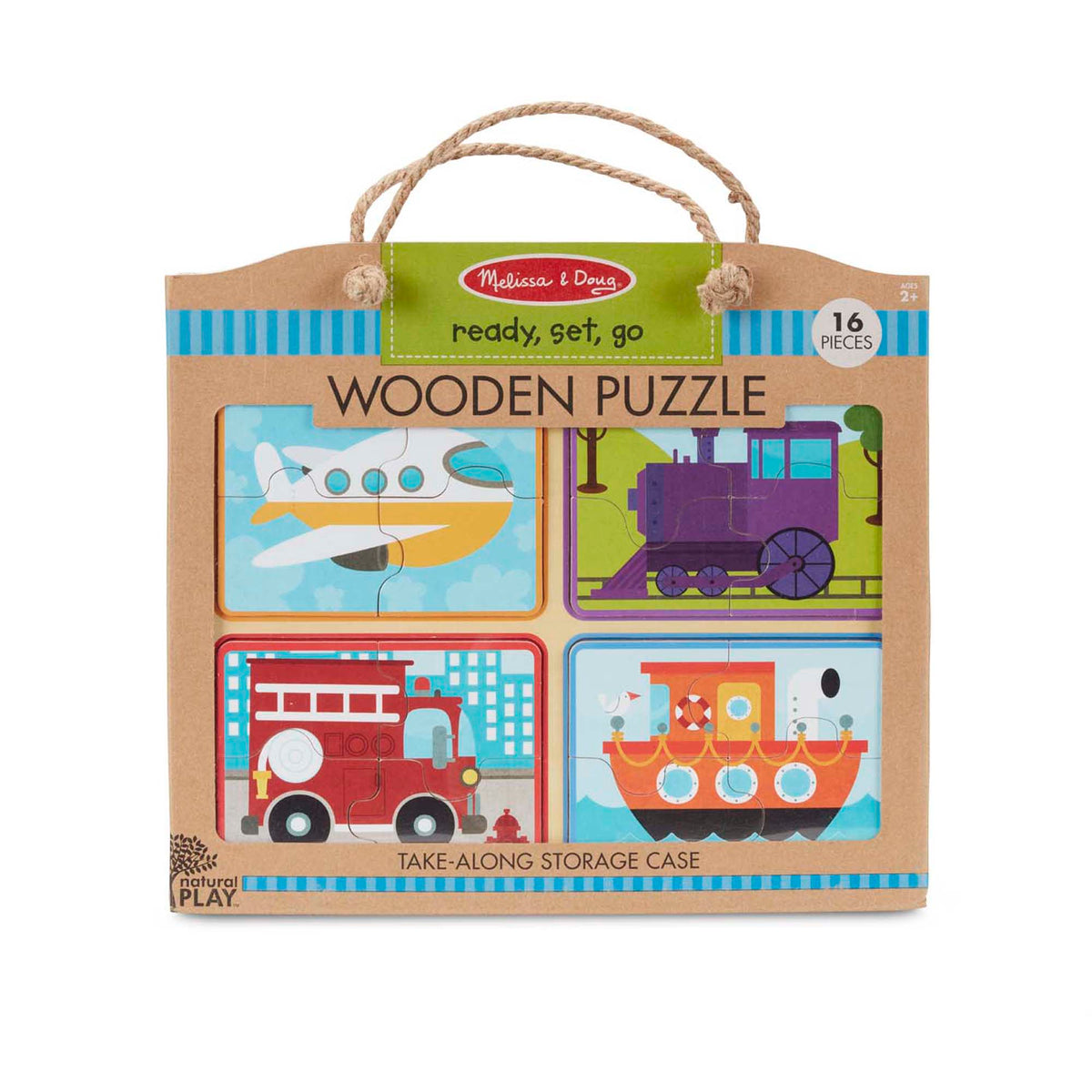 Natural Play Wooden Puzzle: Ready, Set, Go product image 3